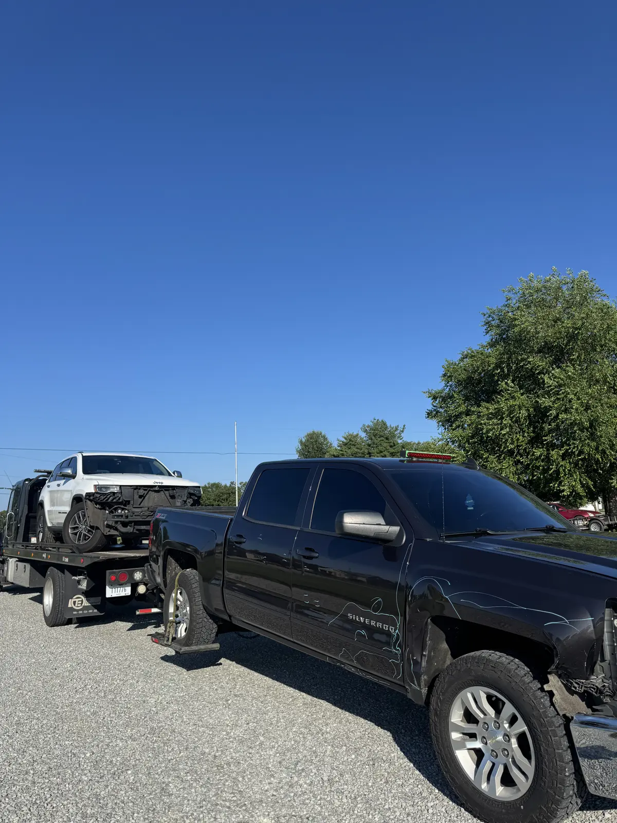 Recent towing job — ClearWay Services